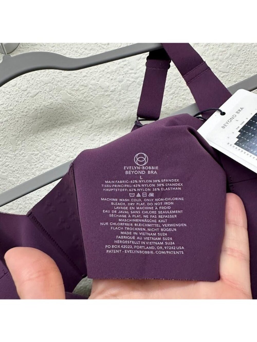 Evelyn & Bobbie Beyond Bra Wireless Seamless Full Coverage Womens size Large NEW - Picture 3 of 5